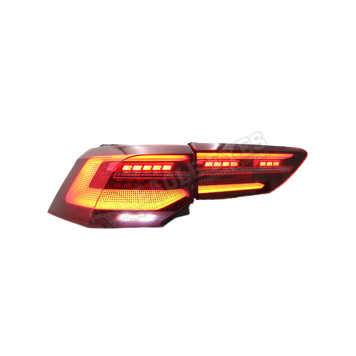 VOLKSWAGEN GOLF 8 MK8 2022-2023 LED SEQUENTIAL SIGNAL GTI STYLE RED TAILLAMP