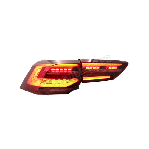 VOLKSWAGEN GOLF 8 MK8 2022-2023 LED SEQUENTIAL SIGNAL GTI STYLE RED TAILLAMP