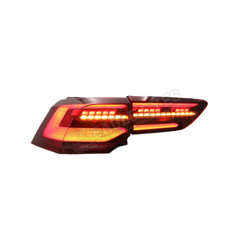 VOLKSWAGEN GOLF 8 MK8 2022-2023 LED SEQUENTIAL SIGNAL GTI STYLE RED TAILLAMP