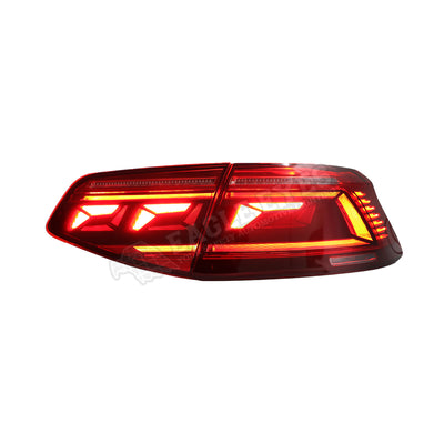 VOLKSWAGEN PASSAT B8 2017-2020 LED SEQUENTIAL SIGNAL RED TAILLAMP