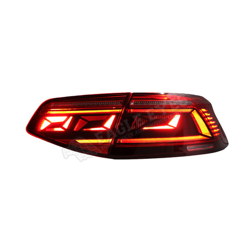 VOLKSWAGEN PASSAT B8 2017-2020 LED SEQUENTIAL SIGNAL RED TAILLAMP