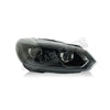 VOLKSWAGEN GOLF 6 MK6 2008-2012 PROJECTOR GOLF 8 GTI STYLE LED HI-LO BEAM SEQUENTIAL SIGNAL WELCOME LIGHT HEADLAMP