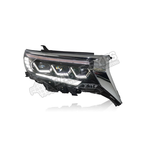TOYOTA LAND CRUISER PRADO FJ150 2018-2021 PROJECTOR LED HI-LO BEAM SEQUENTIAL SIGNAL WELCOME LIGHT LEXUS STYLE HEADLAMP