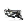 TOYOTA LAND CRUISER PRADO FJ150 2018-2021 PROJECTOR LED HI-LO BEAM SEQUENTIAL SIGNAL WELCOME LIGHT LEXUS STYLE HEADLAMP