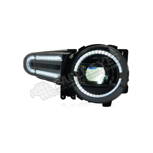 TOYOTA FJ CRUISER 2007-2014 PROJECTOR LED HI-LO BEAM SEQUENTIAL SIGNAL WELCOME LIGHT HEADLAMP WITH CORNER LAMP