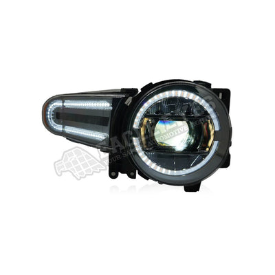 TOYOTA FJ CRUISER 2007-2014 PROJECTOR LED HI-LO BEAM SEQUENTIAL SIGNAL WELCOME LIGHT HEADLAMP WITH CORNER LAMP