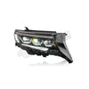 TOYOTA LAND CRUISER PRADO FJ150 2018-2021 PROJECTOR LED HI-LO BEAM SEQUENTIAL SIGNAL WELCOME LIGHT LEXUS STYLE HEADLAMP