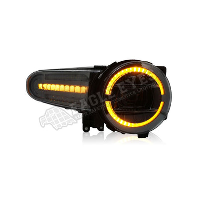 TOYOTA FJ CRUISER 2007-2014 PROJECTOR LED HI-LO BEAM SEQUENTIAL SIGNAL WELCOME LIGHT HEADLAMP WITH CORNER LAMP