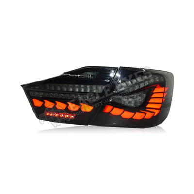 TOYOTA CAMRY XV50 2012-2014 LED SEQUENTIAL SIGNAL WELCOME LIGHT DRAGON SCALE SMOKE TAILLAMP