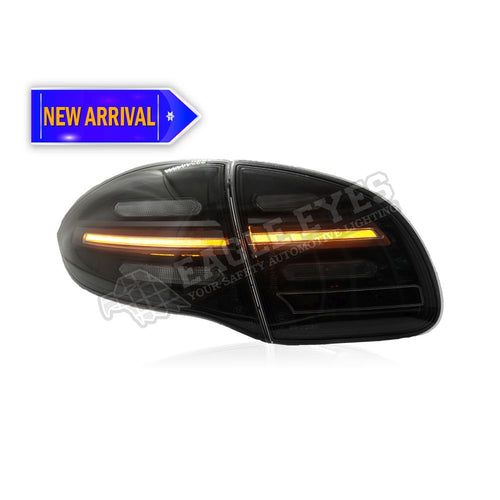 PORSCHE CAYENNE 958 2011 - 2014 LED SEQUENTIAL SIGNAL TAILLAMP SMOKE LENS