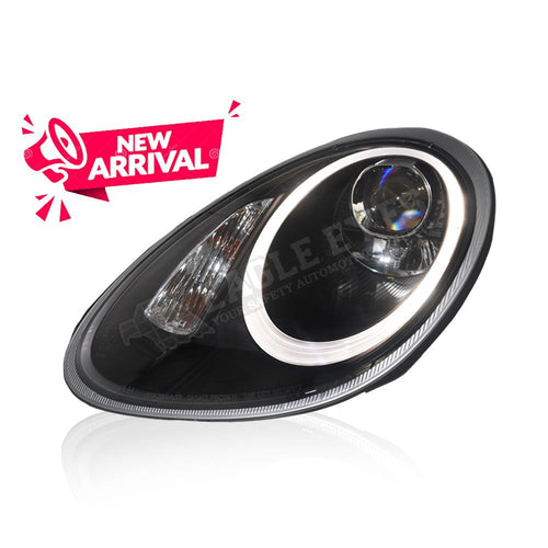PORSCHE CAYMAN 987 2004-2008 PROJECTOR LED LO BEAM HEADLAMP COMPATIBLE FOR HALOGEN MODEL