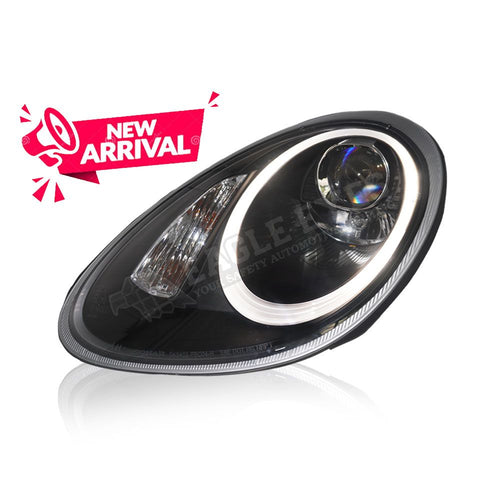 PORSCHE CAYMAN 987 2004-2008 PROJECTOR LED LO BEAM ANGLE EYES COMPITABLE FOR HID SPEC HEADLAMP