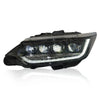 TOYOTA CAMRY XV55 2015-2017 PROJECTOR LED HI-LO BEAM SEQUENTIAL SIGNAL WELCOME LIGHT ONE TOUCH BLUE HEADLAMP