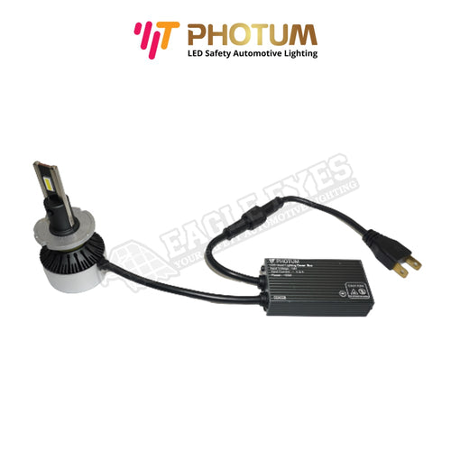 PHOTUM HIGHT POWER 55W 8000 LUMENS 5500K HEADLAMP LED BULB D2H