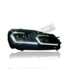 VOLKSWAGEN GOLF 6 MK6 2008-2012 PROJECTOR LED HI-LO BEAM SEQUENTIAL SIGNAL GTI 7.5 DESIGN HEADLAMP