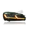 VOLKSWAGEN GOLF 6 MK6 2008-2012 PROJECTOR LED HI-LO BEAM SEQUENTIAL SIGNAL GTI 7.5 DESIGN HEADLAMP