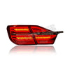 TOYOTA CAMRY XV55 2015-2017 LED SEQUENTIAL SIGNAL RED TAILLAMP