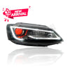 VOLKSWAGEN JETTA 2011-2018 LED LO BEAM SEQUENTIAL SIGNAL RED DEMON HEADLAMP