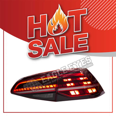 VOLKSWAGEN GOLF 7 MK7 GTI STYLE 7.5 2013-2018 LED SEQUENTIAL SIGNAL RED TAILLAMP